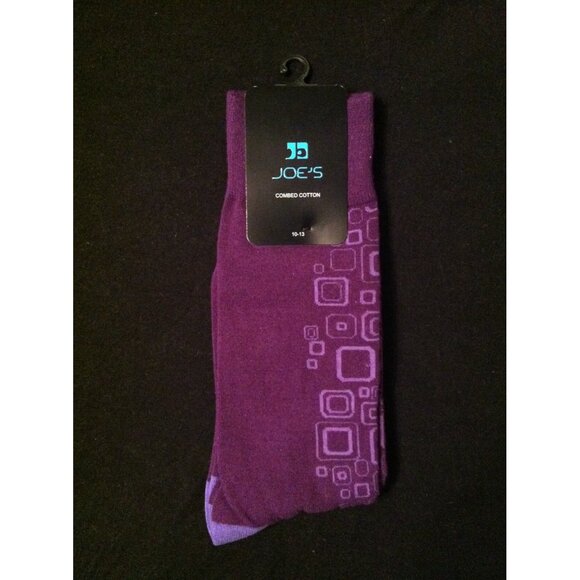 JOE'S MEN'S NEW 80%COMBED COTTON 17%POLYAMIDE DRESS SOCKS FIT SHOE SIZE:7-13 - Picture 2 of 3